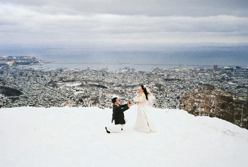 北海道雪景 / Hokkaido snow 日本婚纱照作品
