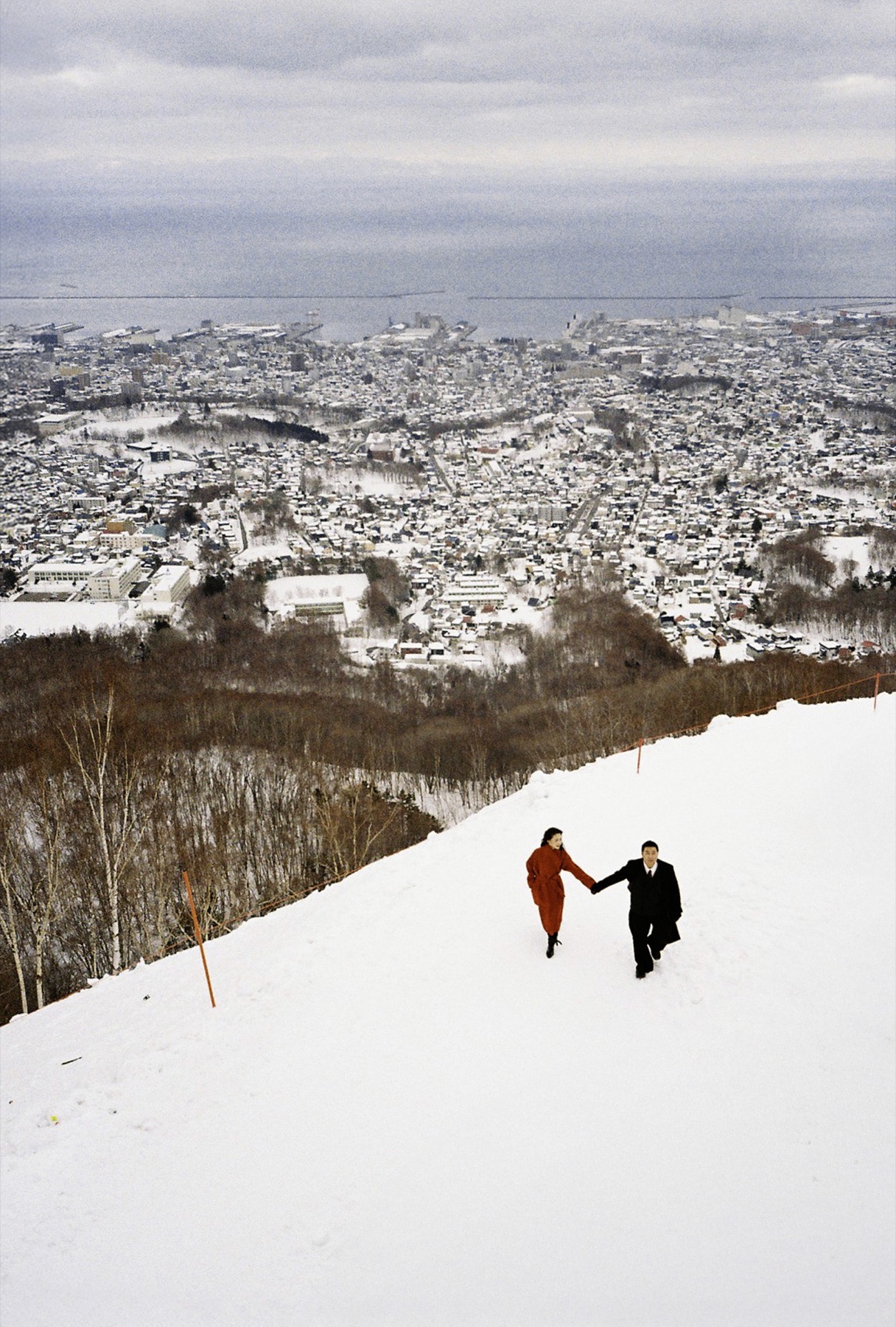 北海道山景婚纱照 日本雪景旅拍