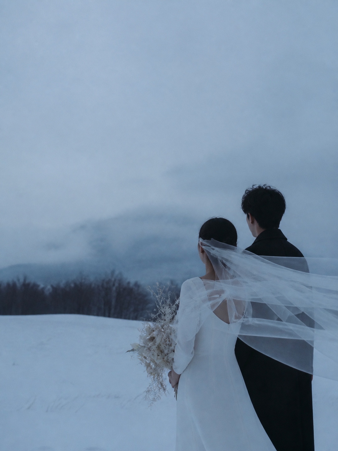 日本婚前影像预约封面 北海道雪景婚纱照与日本旅拍氛围